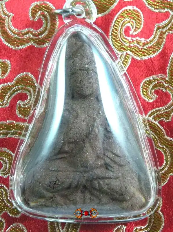 Large amulet of Guru Rinpoche Tsa Tsa made of herbal paste