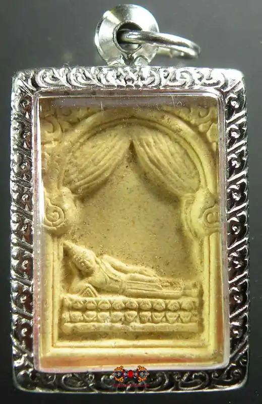 Reclining Buddha Amulet - Wat Angkhang.