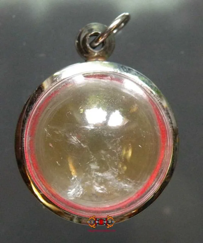 Look Geow Quartz Meditation Ball - Venerable LP Sao.