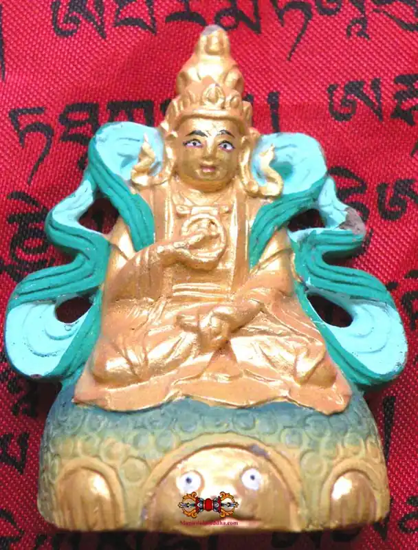 Tsa Tsa statuette of Kashyapa Buddha (Kurma).