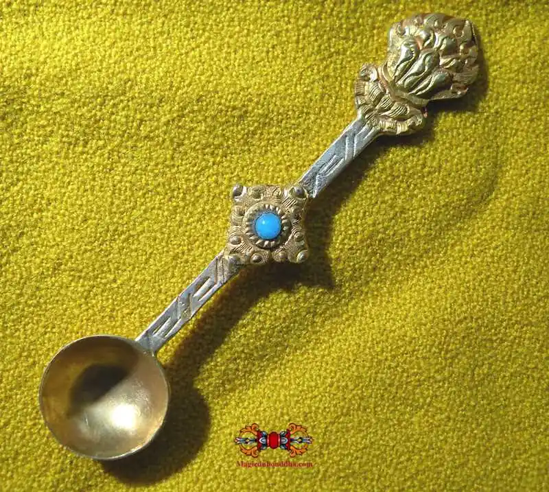 Ritual Offering Spoon - Tibetan Tantric Buddhism.