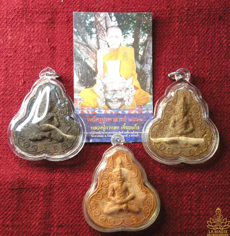Thai Amulet Phor-Poo Lersi Singha Saming Praï (Run Jakkaphat Narai) - Very Venerable LP Kallong.