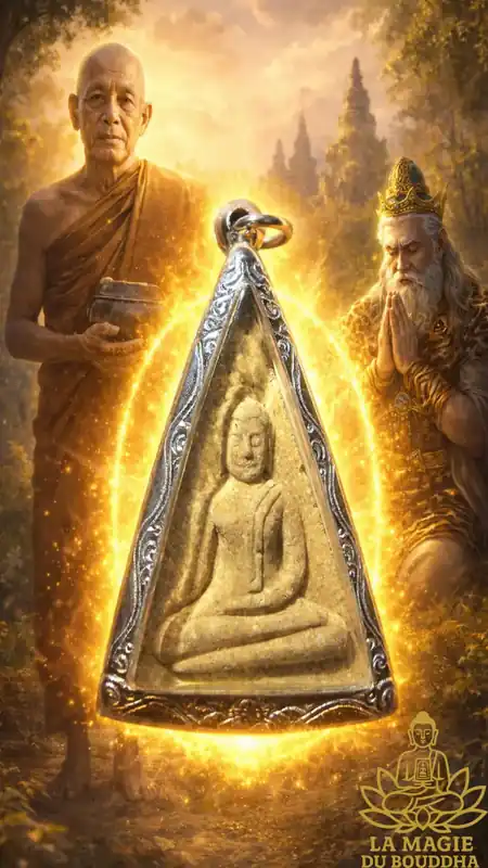 Phra Nang Phaya Sanay-Jun Charm Amulet - Most Venerable LP Kallong.