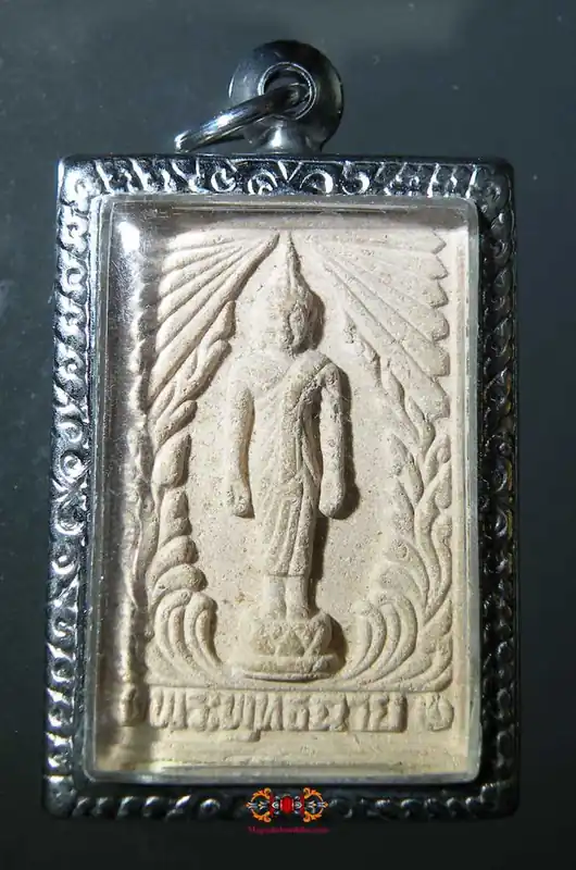 Thai Standing Buddha Amulet / Phra Puthabat - Wat Phra Puthasai.