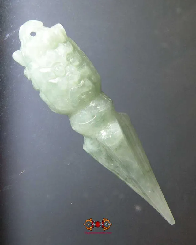 Jade Phurba pendant.
