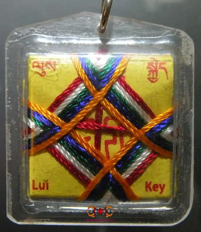 Tibetan Yantra Lui-Key Amulet - Tibetan Health Amulet.