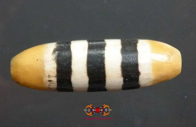 Tibetan banded Dzi.