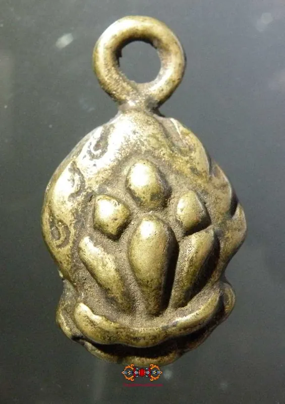 Large antique bronze bead for Tibetan prayer wheel.