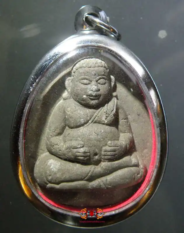 Phra Sanghajai Fortune Buddha Amulet - Wat Thum Phra Dan.