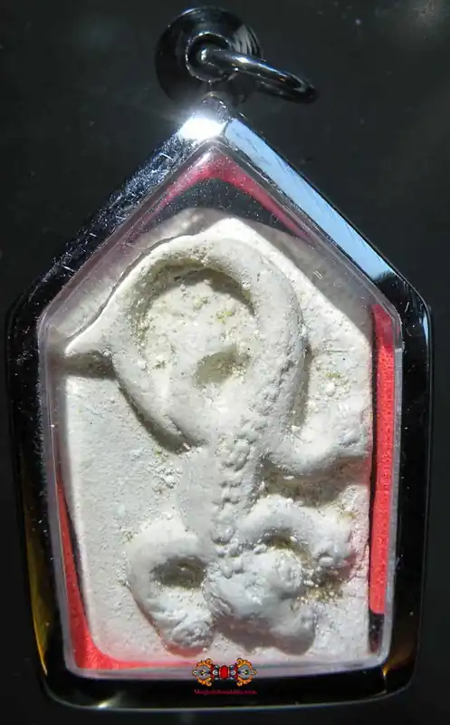 Thai Gecko Jingjok Song Hang Amulet.