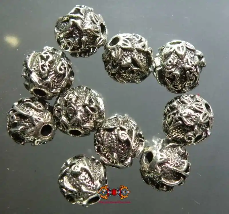 Tibetan Mantra Mani Beads for Buddhist Rosary.