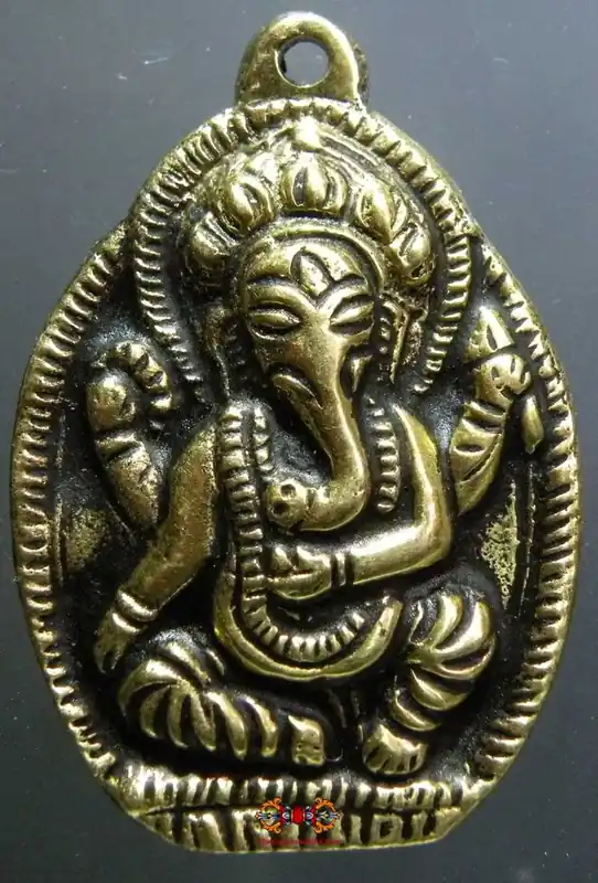 Large Nepalese Ganesh amulet.