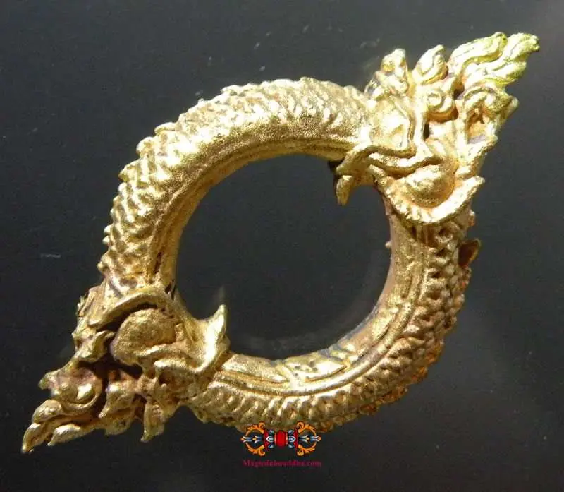 Thai Naga Couple Amulet - Very Venerable LP Sangha.
