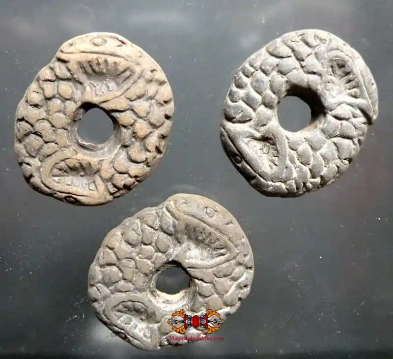 Primitive style Naga amulet.