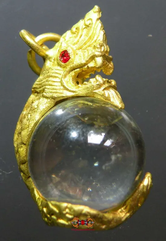 Sacred marble of the Nagas Look Geow Payanag - Wat Ratchanadaram.
