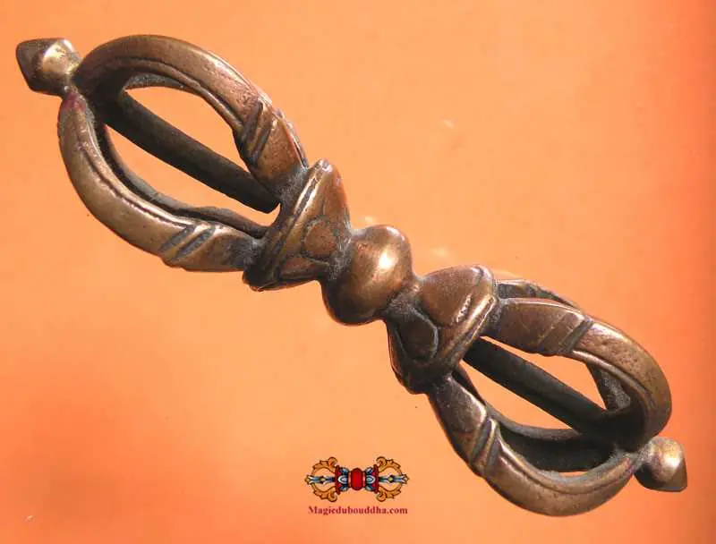 Small antique Tibetan copper Dorje.