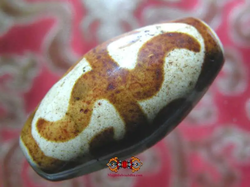 Large Tibetan ceramic Nalo Dzi.