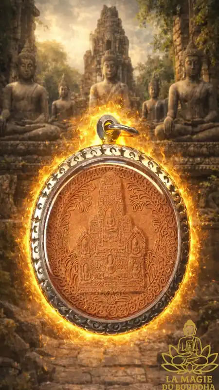 Large amulet from the Mahaboddhi temple.
