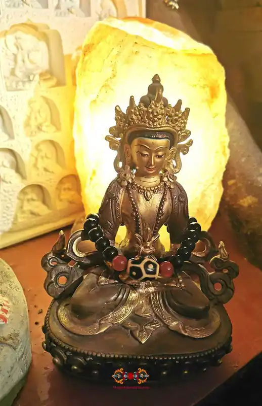 Tibetan Longevity Bracelet - with 8-eyed Long Life Dzi.