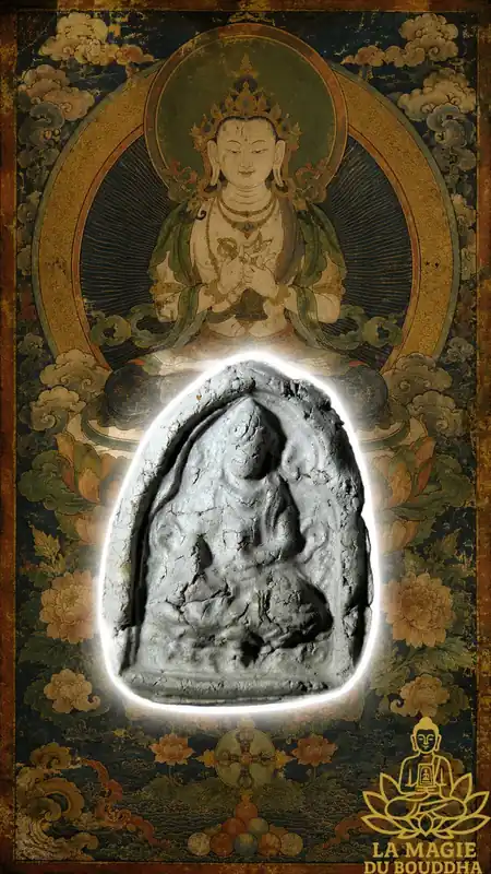 Tibetan Tsa Tsa of the Purification Buddha Dorje Sempa.