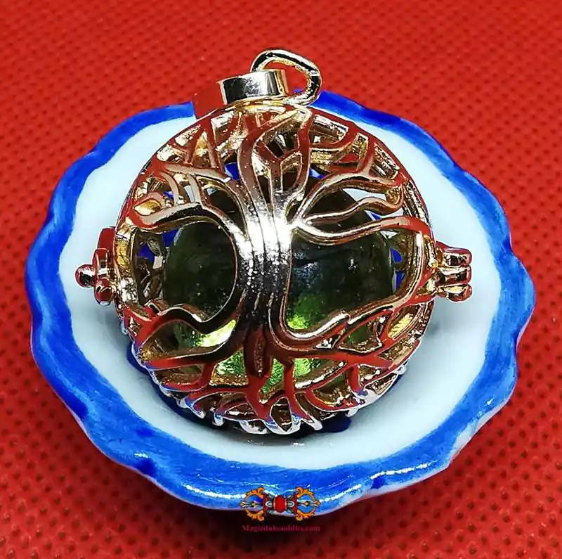 Thai Amulet Sacred Wishing Bead Look Geow Sarapat Nuk - Most Venerable LP Saur Kantiko.