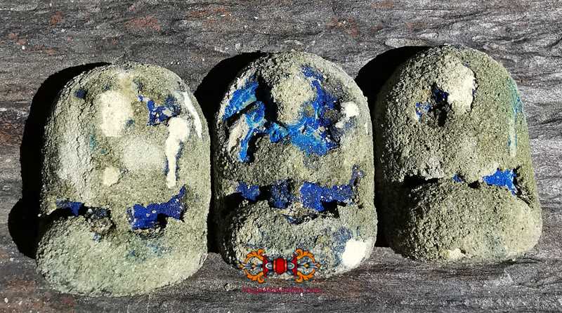 Ancient Tibetan Tsa Tsa Chenrezig amulet from Nagarjuna Cave.