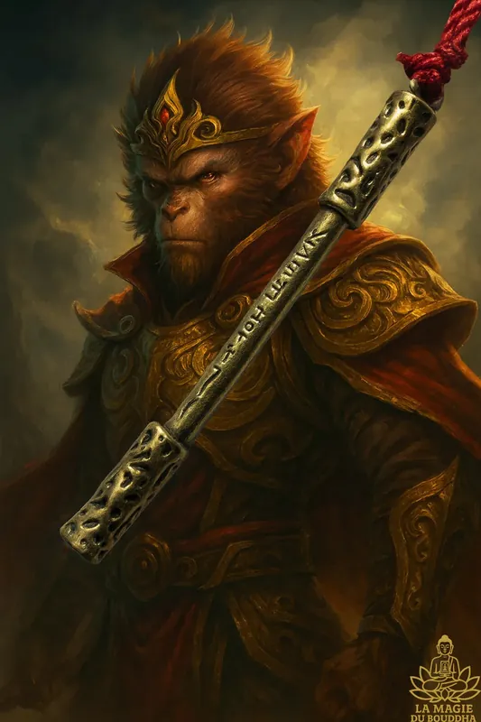 Sun Wukong's (Monkey King) Ruyi Jingu Bang magic staff pendant.