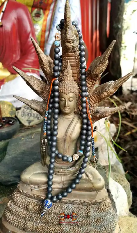 Tibetan Buddhist Pyrite Prayer Beads - For the practice of Chana Dorje (Vajrapani).