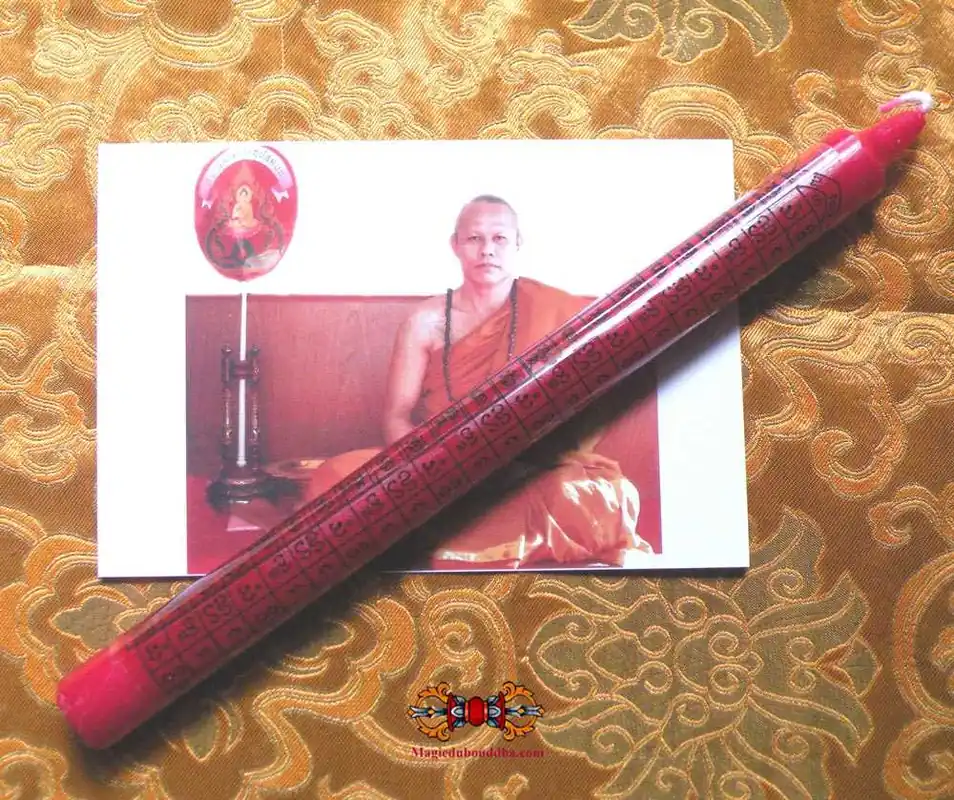Blessed Candle for Luck/Wishes/Self-Confidence - Venerable Phra Ajarn Sakorn.