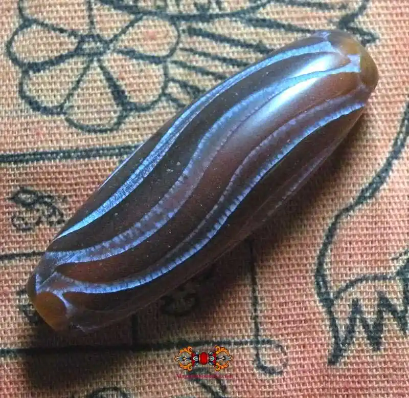 Tibetan carnelian bead.