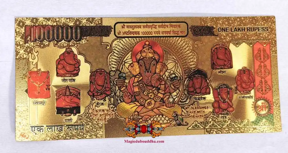 Ganesh's 100,000 Rupee Magic Fortune Ticket.