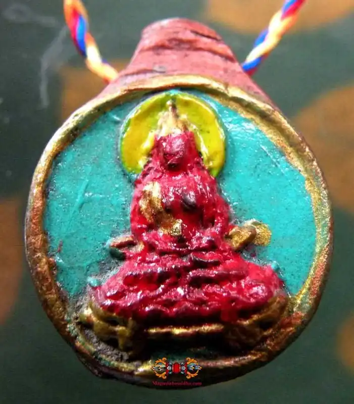 Tibetan Tsa Tsa Amulet of Buddha Amithaba.