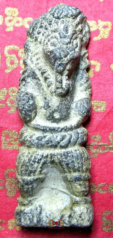 Statuette of Phra Pikanet (Ganesh) in terracotta.