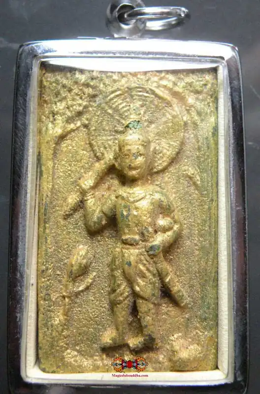 Large Standing Buddha Amulet - Most Venerable LP Thongpoon.