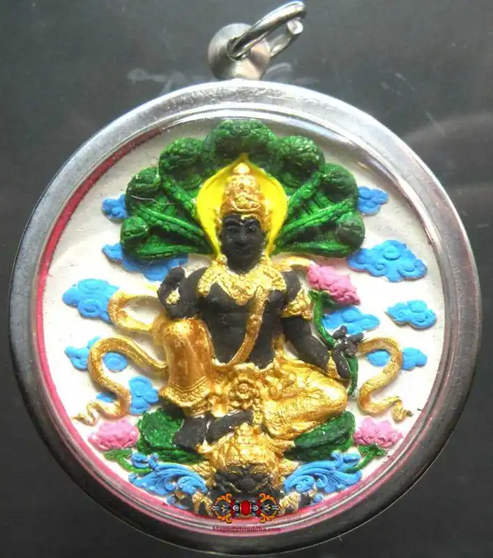 Beautiful large Jatukham Rammathep Mahaséti amulet - Wat Phra Mahatat.