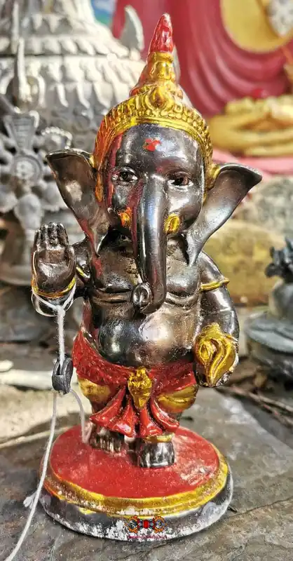 Alchemical statue of baby Ganesh (Phra Pikanet Noi) - Temple of the Most Venerable LP Dooh.