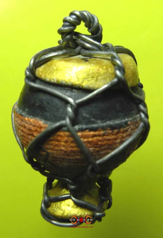 Large Thai Nam Baht Monk Bowl Amulet - Most Venerable LP Moon.