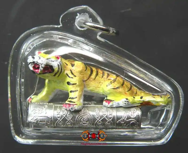 Thai Tiger Amulet from Wat Nok - For strength and courage.