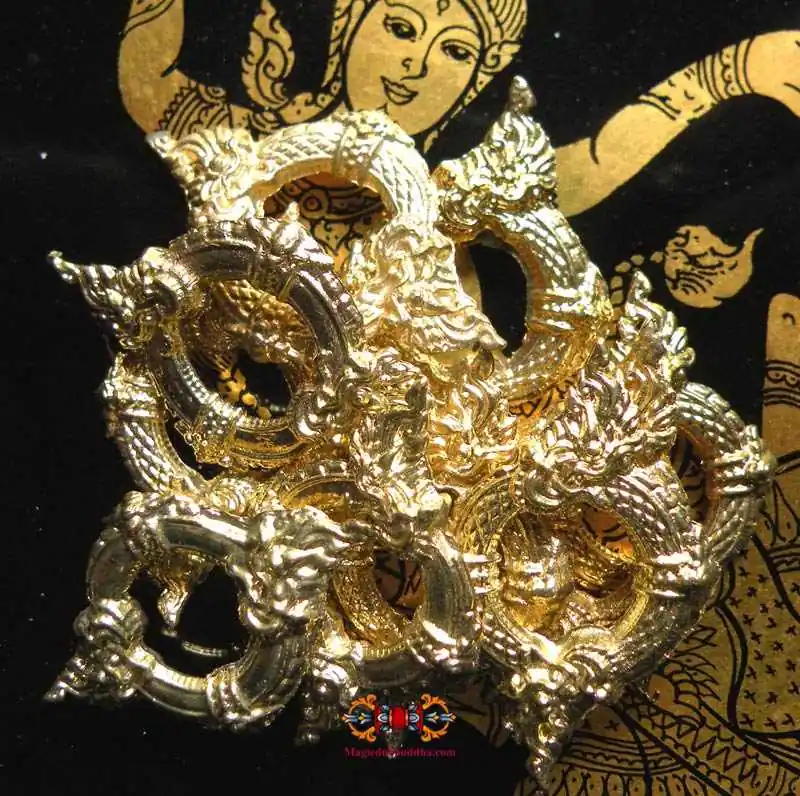 Small Thai Payanag Amulet - Venerable Ajarn Pak Soot.