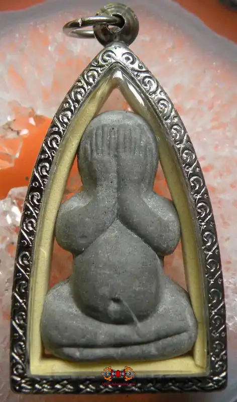 Protective Thai amulet Phra Pidta Mahalap Namchok - Wat Saï Noï.