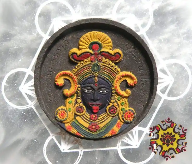 Large Kali and Ganesh amulet - Ban Thep Phrasit Temple.