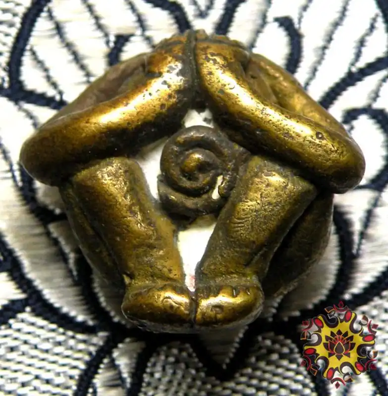Cambodian amulet of the protective Buddha Phra Pidta.