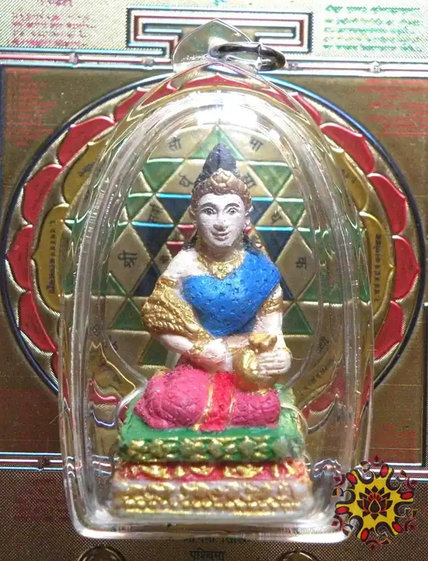 Beautiful large amulet of the Thai goddess of fertility and harvests Mae Posop.