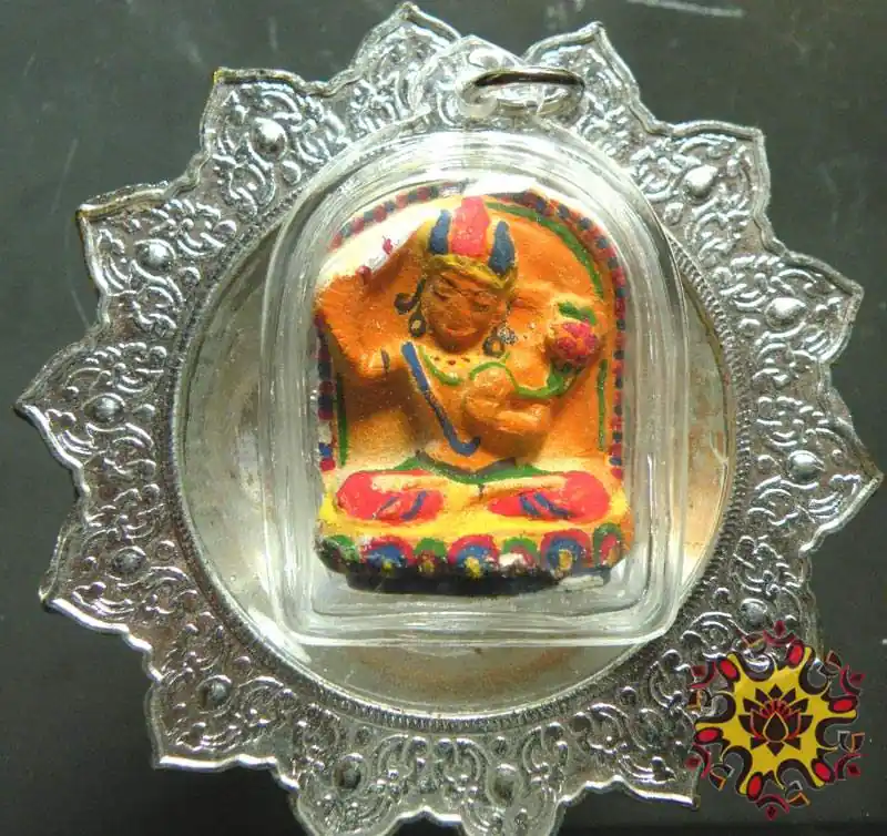Tibetan Tsa Tsa Amulet of Buddha Manjushri.