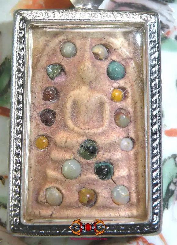 Precious Phra Somdej amulets (with sarira relics) - Wat Pichaya Yatikharam.