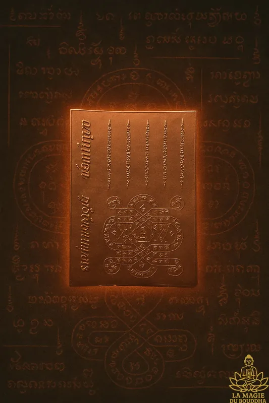 Thai Pentacles Yant Mahahut - Yant Ah Teo.