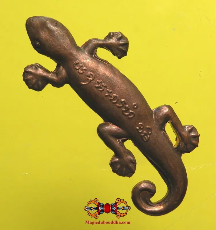 Gecko Jinjok Mahaprathana Amulet - Most Venerable LP Hong.