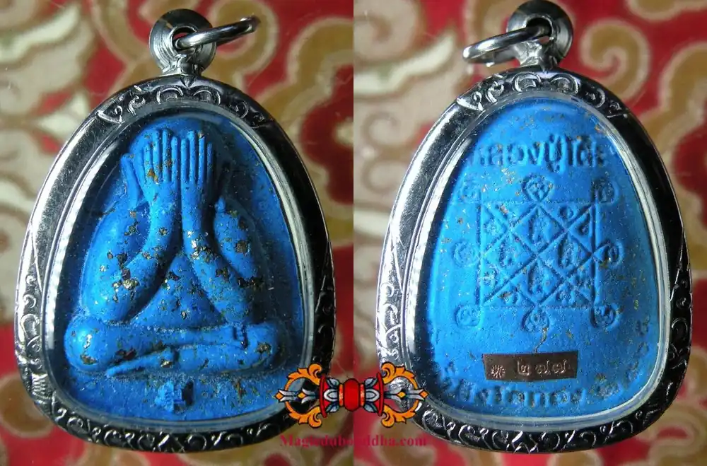 Phra Pidta Jumbo protective amulet - Wat Tham Singtho Thong.