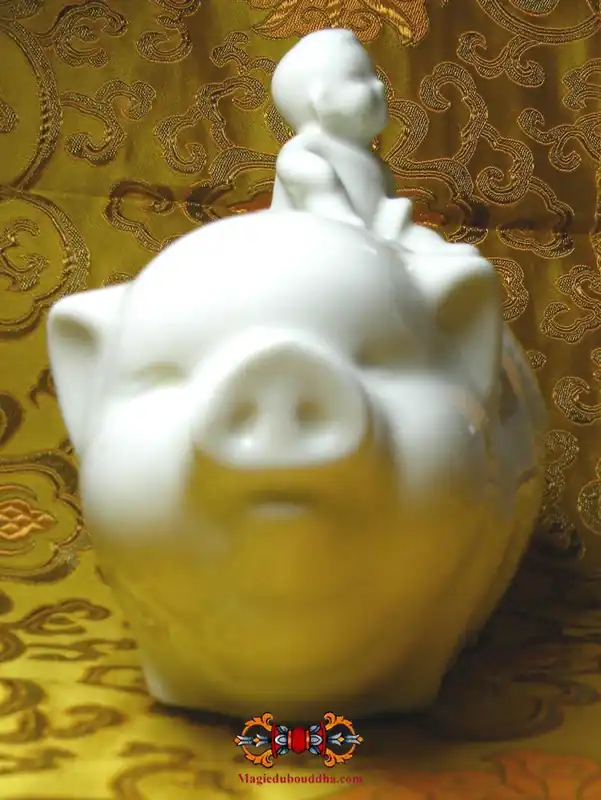 Antique Chinese piggy bank.