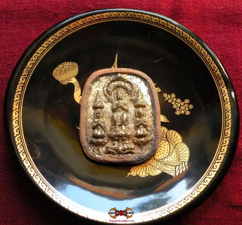 Precious votive tablet of Buddha Maitreya - Venerable LP Chanchai.